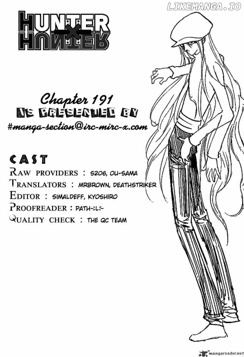 Hunter x Hunter, Chapter 191 image 17